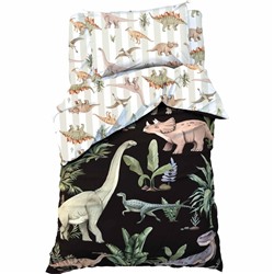 Постельное бельё 1.5-спальное «Этель. Юрский период», бязь