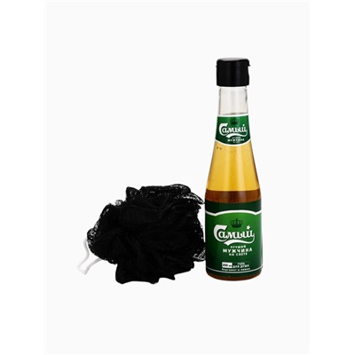 УЦЕНКА Набор «Самый лучший мужчина»: гель для душа во флаконе пиво 250 мл, мочалка