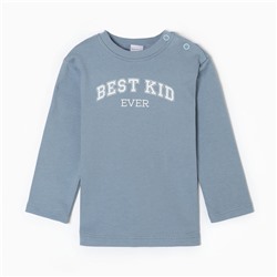Лонгслив Крошка Я Street style, рост 62-68 см, голубой