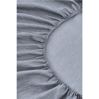 Простыня на резинке Страйп Меланж с высотой борта 25 см НАТАЛИ, 1127598