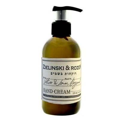 Крем для рук Zielinski&Rozen Vetiver & Lemon, Bergamot