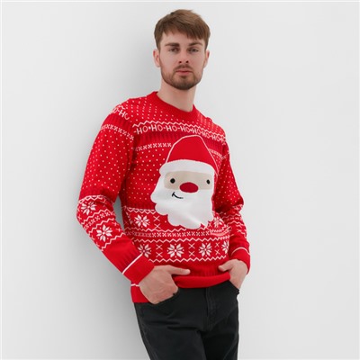 Свитер вязаный новогодний KAFTAN Santa, размер 42