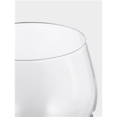 Бокалы для вина «Пион», 190 мл, набор 6 шт., стекло, прозрачные