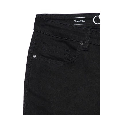 Skinny CONTE CON-149 Моделирующие джинсы skinny push-up Premium Stay Black с высокой посадкой