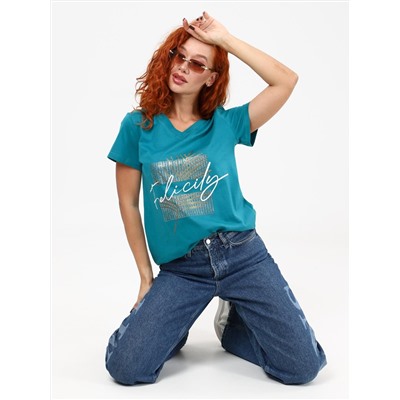 Колеус - футболка петроль