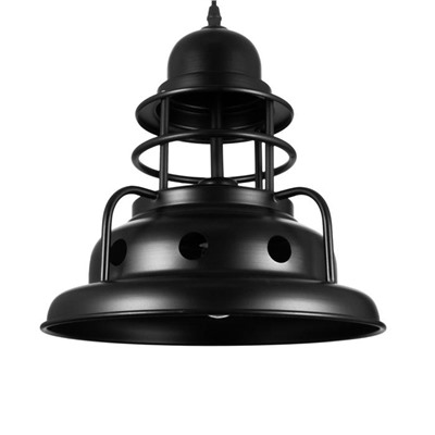 Светильник BayerLux 1249/1BK E27 40 Вт черный 29.5×29.5×32-132 см