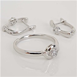 XUPING Кольцо/Серьги с английским замком арт. 28 0261 (id 280305)