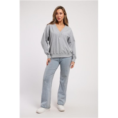 Свитшот 21064 (Серый меланж)