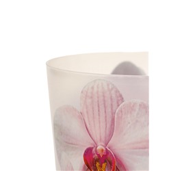 Горшок для орхидей с поддоном IDEA «Деко», 1.2 л, пластиковый, белый