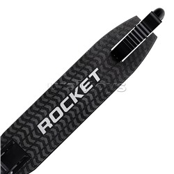 Самокат детский ROCKET, алюминиевый, колеса PU, 145 мм, черный
