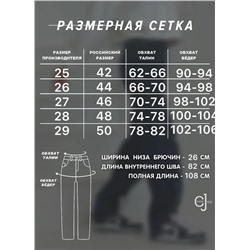 Женские джинсы прямые широкие CRACPOT