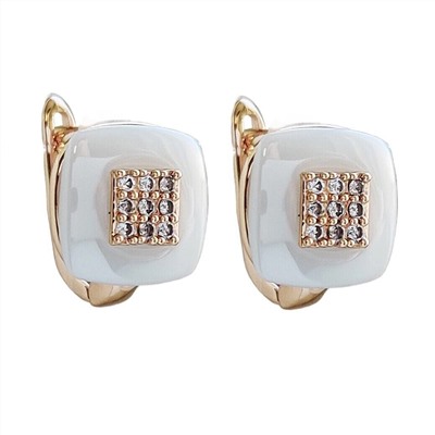 Серьги с керамикой