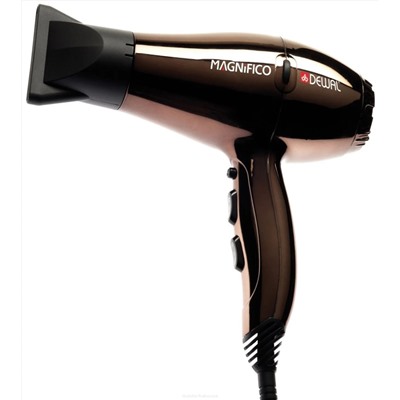 Dewal Профессиональный фен для волос / Magnifico 03-007 Brown, коричневый, 2000 Вт 6997