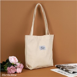 Сумка дамская шоппер 34х28х32х8 белый / MIR - 09 /уп 20/