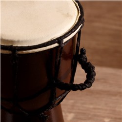 Сувенирный музыкальный инструмент барабан джембе «Классика», 20×12×12 см