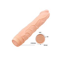 Телесный вибратор-реалистик Bob - 22,5 см.