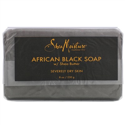 SheaMoisture, африканское черное мыло с маслом ши, 230 г (8 унций)