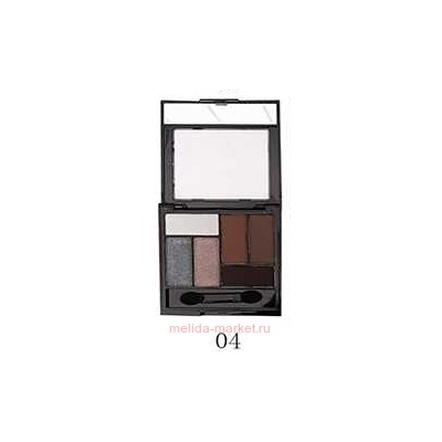 Farres cosmetic Тени для век  6 цветов тон 04 1224 (срок до 06.23)