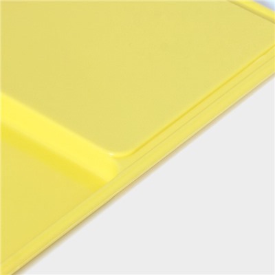 Доска разделочная с лотком Доляна «Симплекс», 43×22×2 см, МИКС