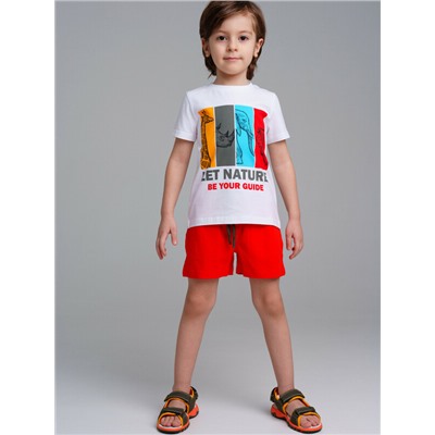 Комплект трикотажный для мальчиков: фуфайка (футболка), шорты