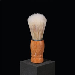 Помазок для бритья, деревянный, бежевый