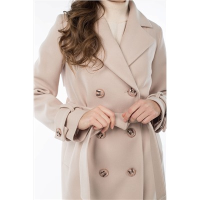 01-10880 Пальто женское демисезонное (пояс)