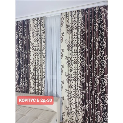 Шторы без тюля 3*2,8 м