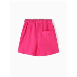 Шорты из муслина для девочек KAFTAN, рост 104 см, розовые