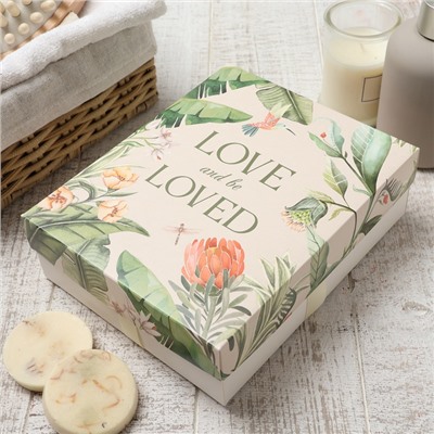 Салфетки махровые «Этель» Botanic, 5 шт., 30×30 см, хлопок 100%, зелёные/розовые