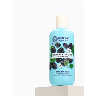 Гель для душа женский, 300 мл, аромат бодрящей ежевики, URAL LAB
