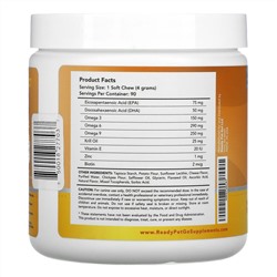 Ready Pet Go, Omega Health Chews, Skin and Fur Support For Dogs, All Ages, Fish Oil + Cheese, 90 Soft Chews