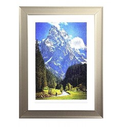 Фоторамка 10х15 пл. Формат матовое серебро Планета рамок