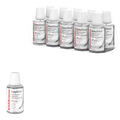 Клей 20 мл канцелярский Standard с кисточкой 48706 ErichKrause