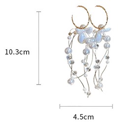 Акц -12% Серьги длинные на крючках арт. 13 1226 (id 266342)