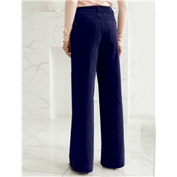 Брюки из эластичного микро-вельвета