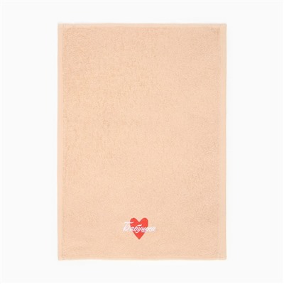 Полотенце махровое «Этель. Бабушка», 35×50±5 см, хлопок 100%, бежевое