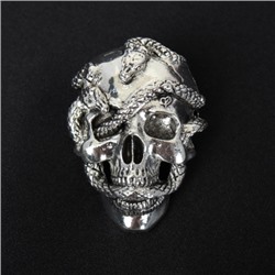 Брошь Череп / 4001 /уп 12/Хэллоуин