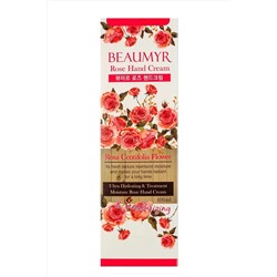 BEAUMYR Увлажняющий крем для рук с экстрактом розы / Rose Hand Cream, 100 мл KRISTALLER, 1118645