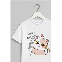 Детская хлопковая футболка Happyfox