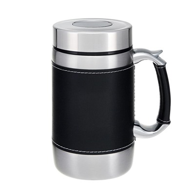 Термокружка TAKE IT EASY «Великан.Модерн», 450 мл, 16×8 см, сохраняет тепло 2 ч, сито, нержавеющая сталь