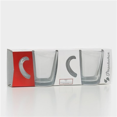 Набор кружек Paşabahçe Basic, 350 мл, набор 2 шт., стекло, прозрачные