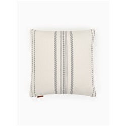 Наволочка декоративная с вышивкой SL Home, 45×45 см, хлопок 100%, серая