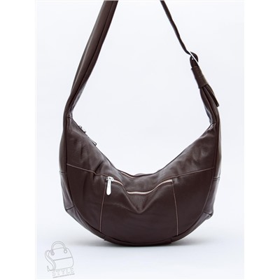 Сумка женская кожаная 9177SP coffee Velina Fabbaino-Safenta в Новосибирске