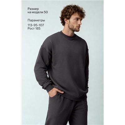 Мужской костюм оверсайз из футера трехнитки Happyfox