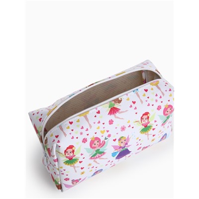 Косметичка-футляр женская с ручкой, объёмная, маленькая, для прокладок, лекарств, косметики, разноцветная