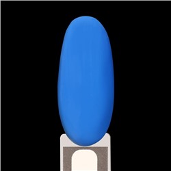 Гель лак для ногтей, люминесцентный, трехфазный, 8 мл, LED/UV, синий (18)