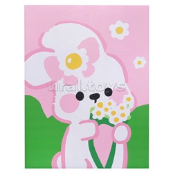 Набор творческая мастерская "Зайка и ромашки" 30*40 см.