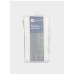 Штора для ванной SAVANNA «Моно», 180×180 см, PEVA