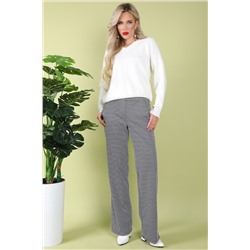 Брюки Барнео (лапка/белый)