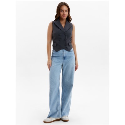 Жилет женский MINAKU: Safari, цвет графитовый, размер 46